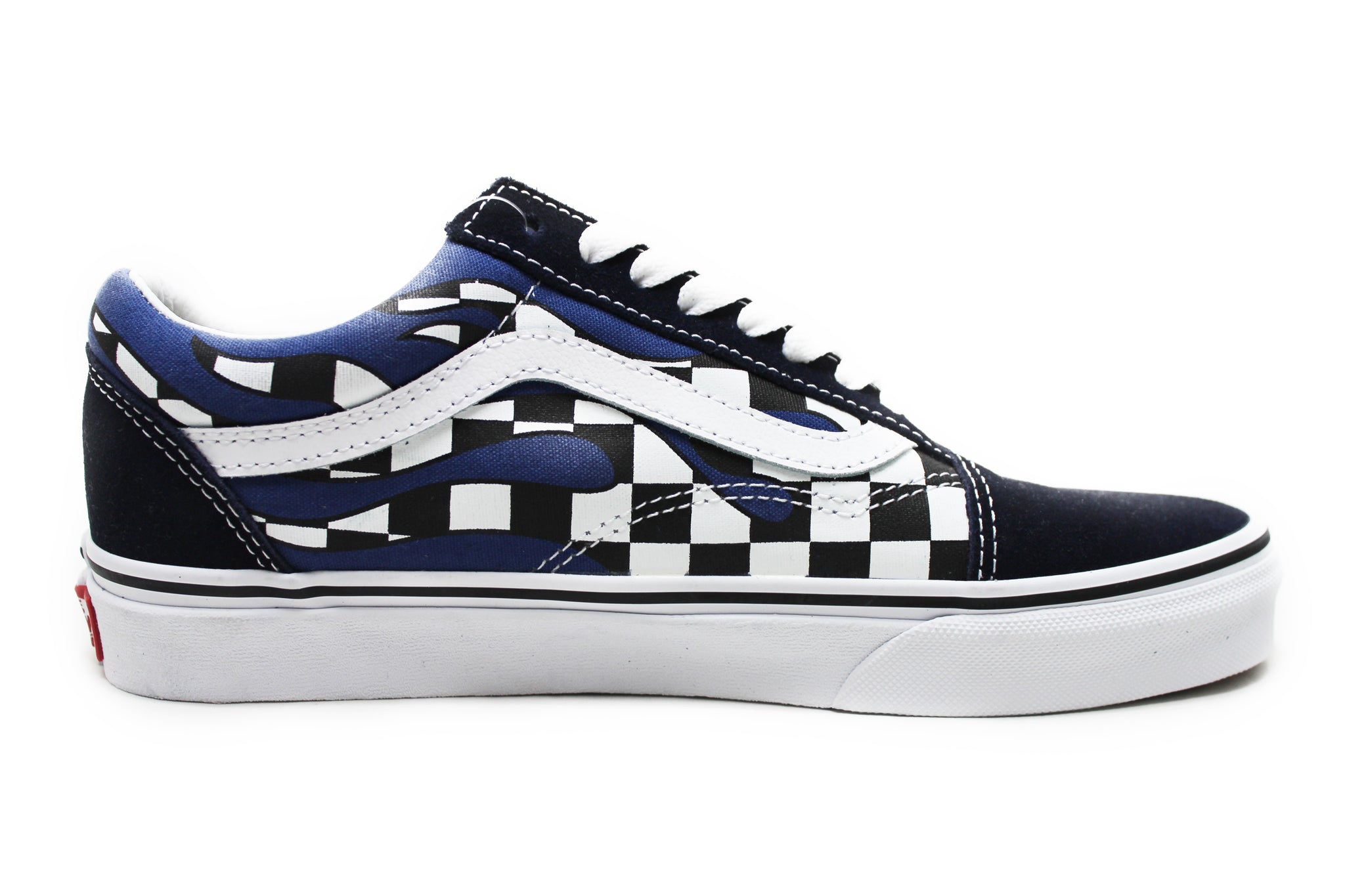 checker flame old skool