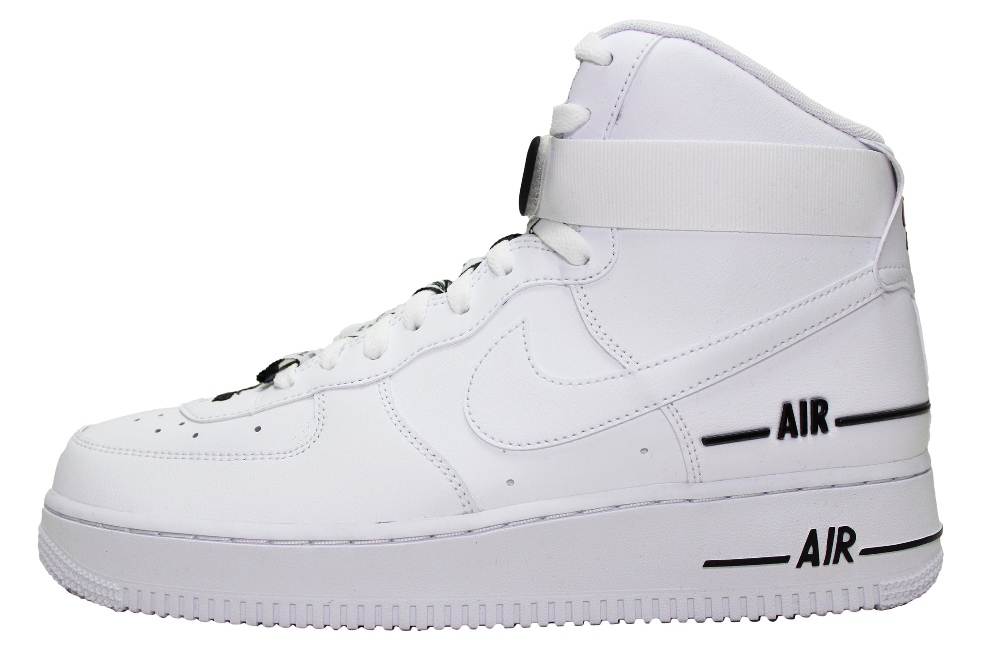 air force 1 high white and black