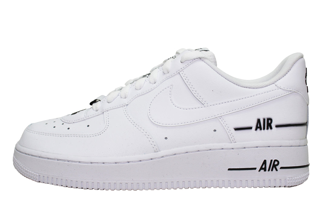 nike air force 1 low double air low white black