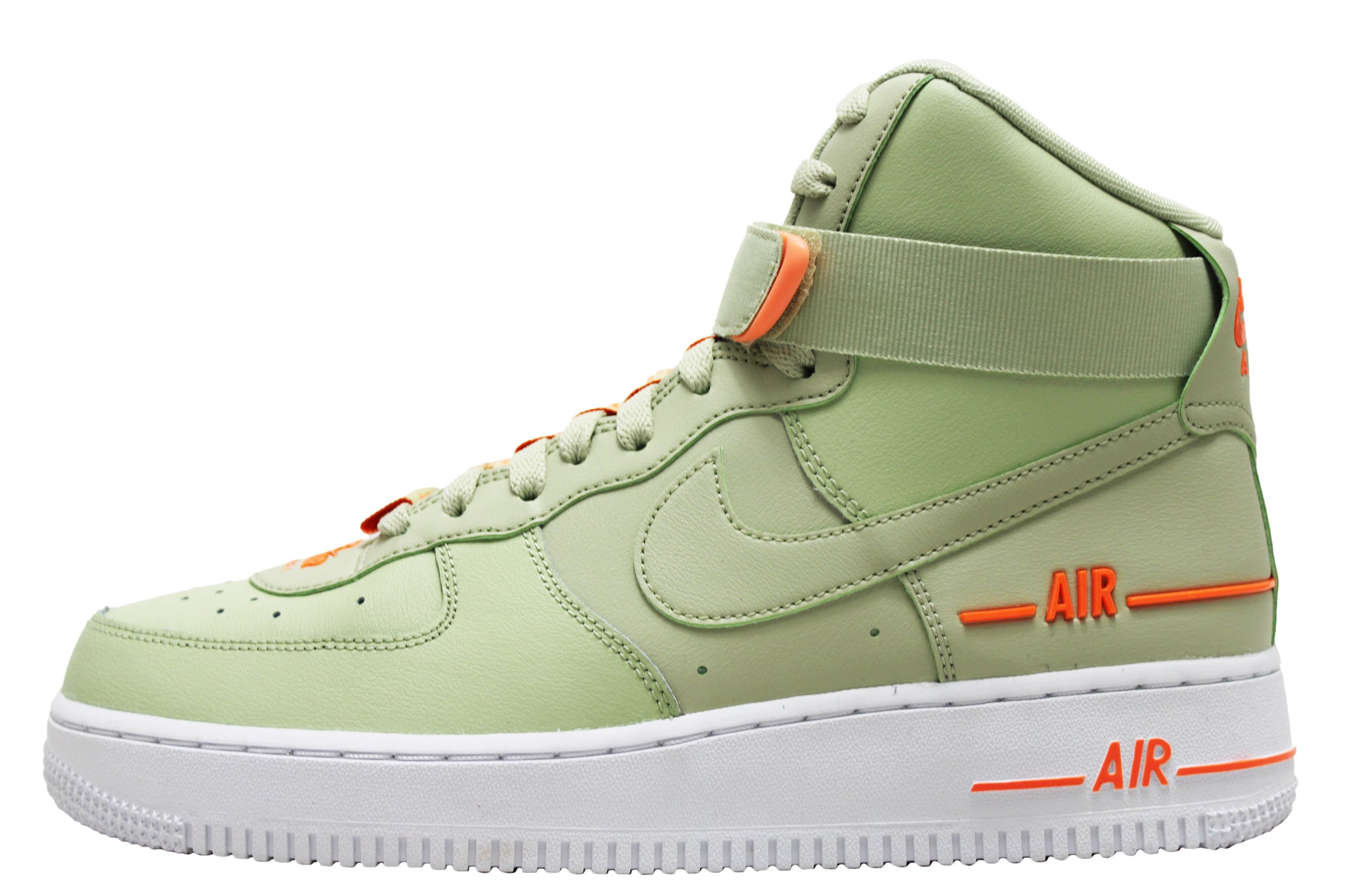 nike air force 1 high dual air olive orange