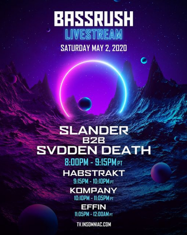 Insomniac Hosting Special Bassrush Live Stream Virtual Event Tomorrow The Flag Gang