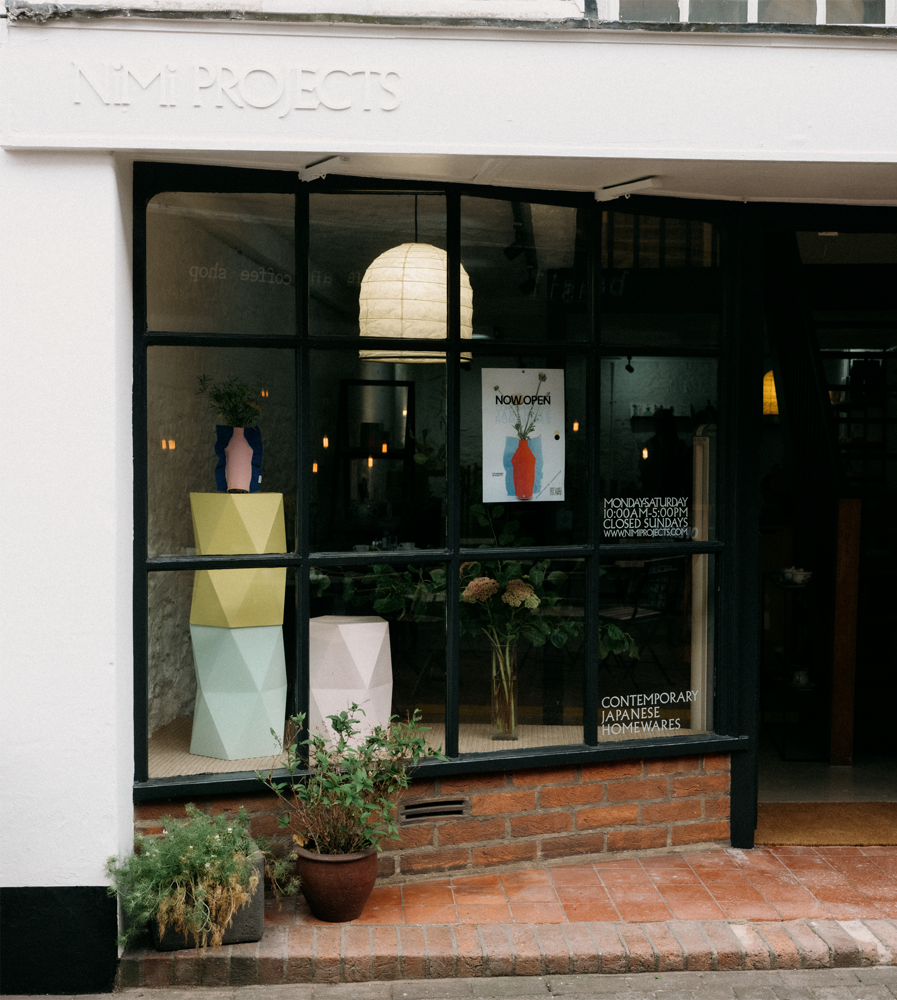 NiMi Projects Contemporary Japanese HOmewares in Sevenoaks Kent outdoor shop facade