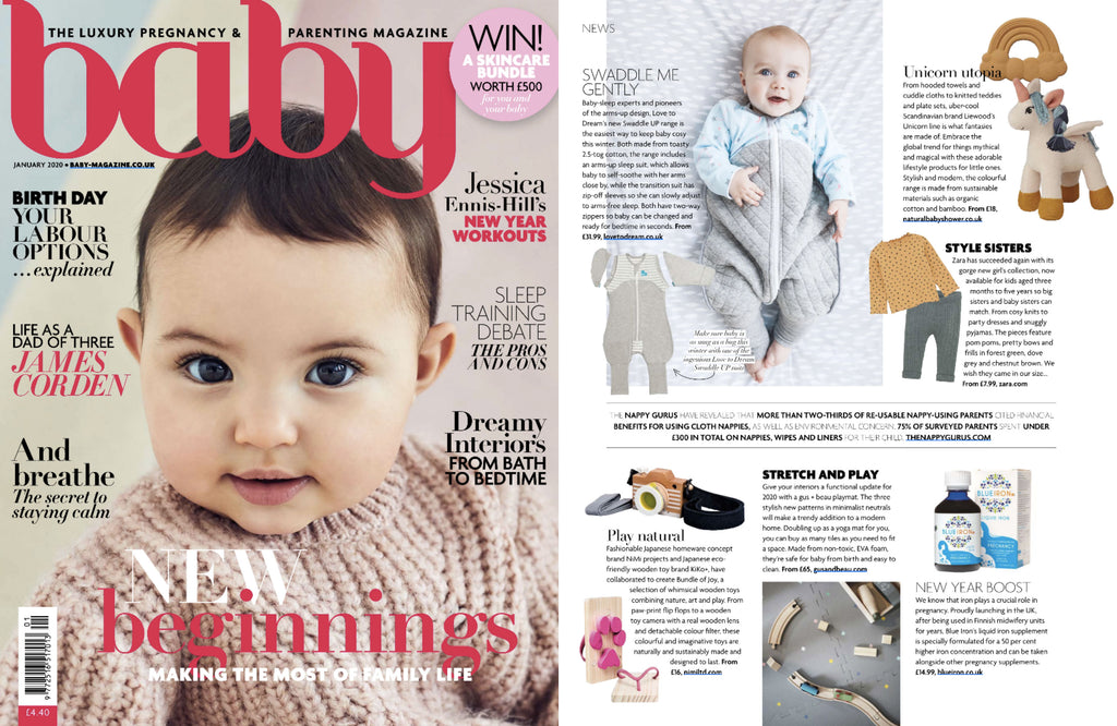 NiMi Projects Kiko Ashiato Flip Flops featured in Baby magazine