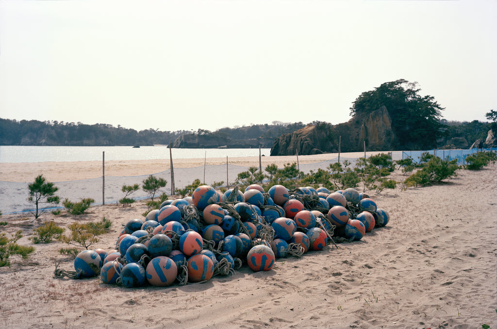 Buoys on Matsushima beach by Keith Ng