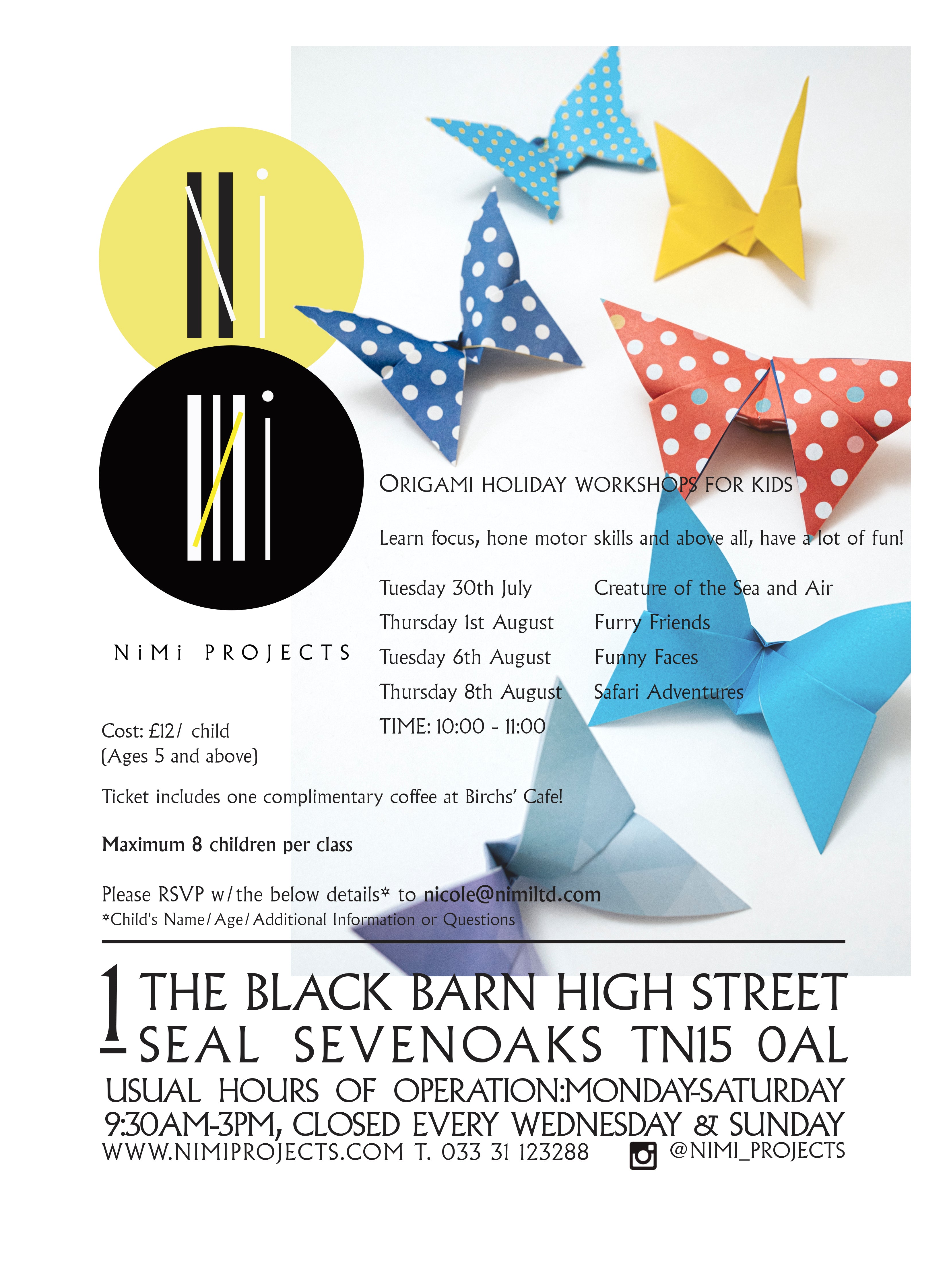 Origami Workshop 2019 Japanese crafts