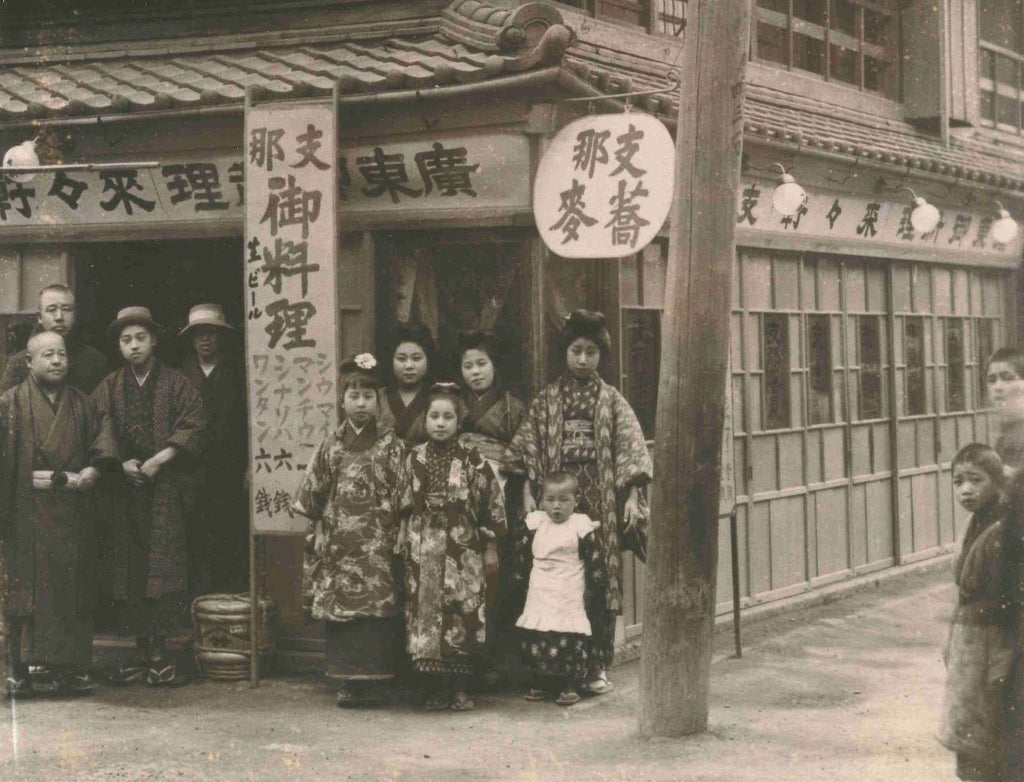 An image of Rairaiken, Japan's first ramen shop, which opened in 1910 in Tokyo, Asakusa.