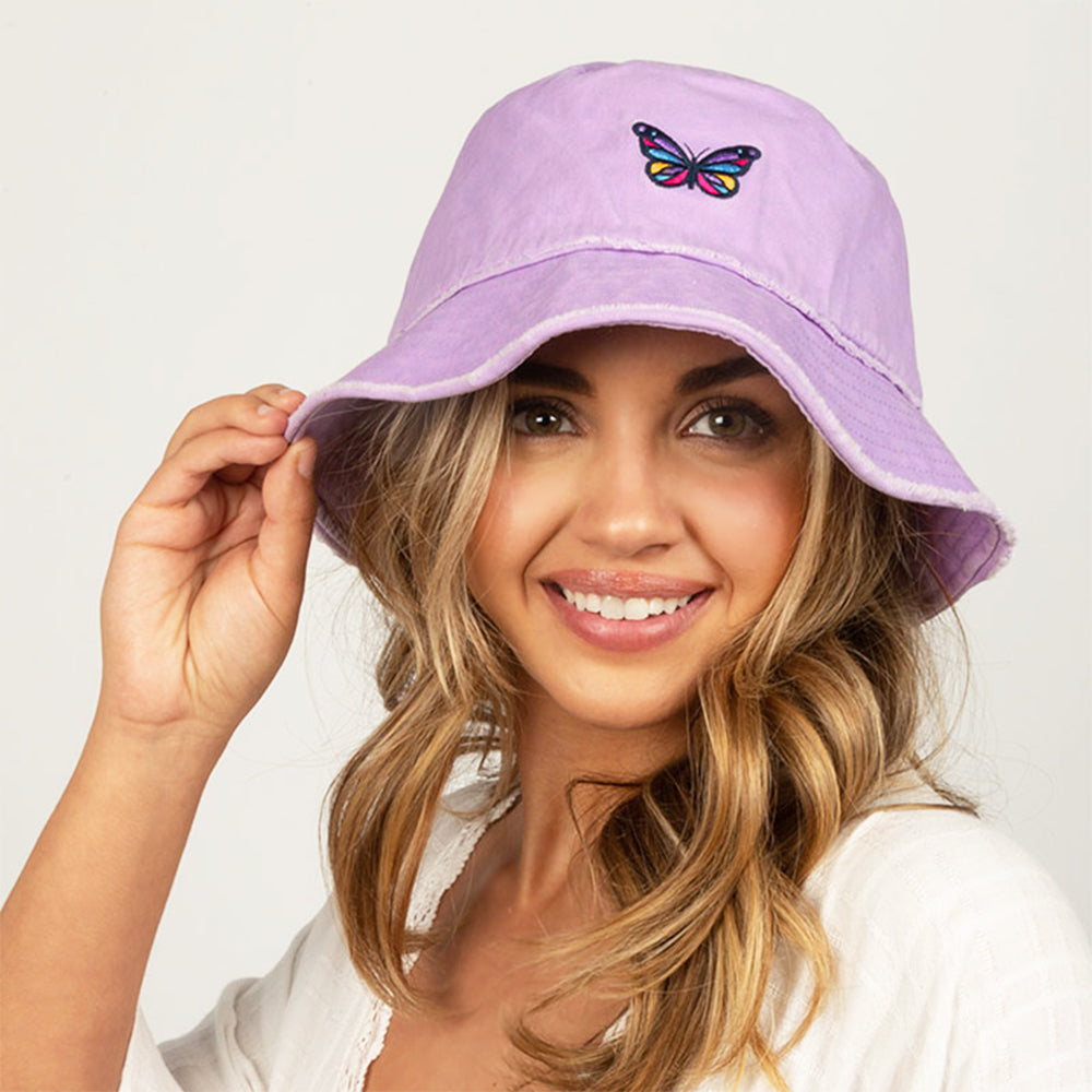 Outline Smiley Face Icon Bucket Hat - ABU1619 – David And Young