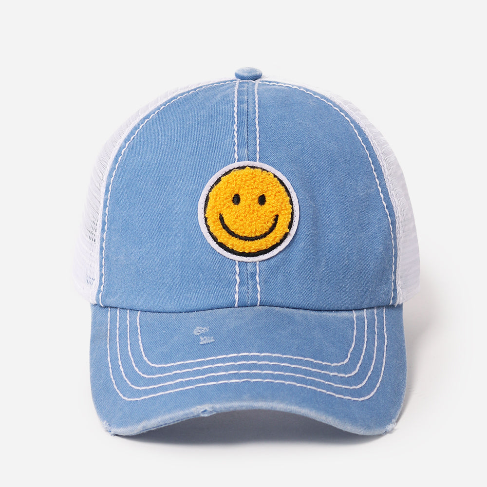 Love Smiley Face Trucker Hat - FWCAPM2184 – David And Young