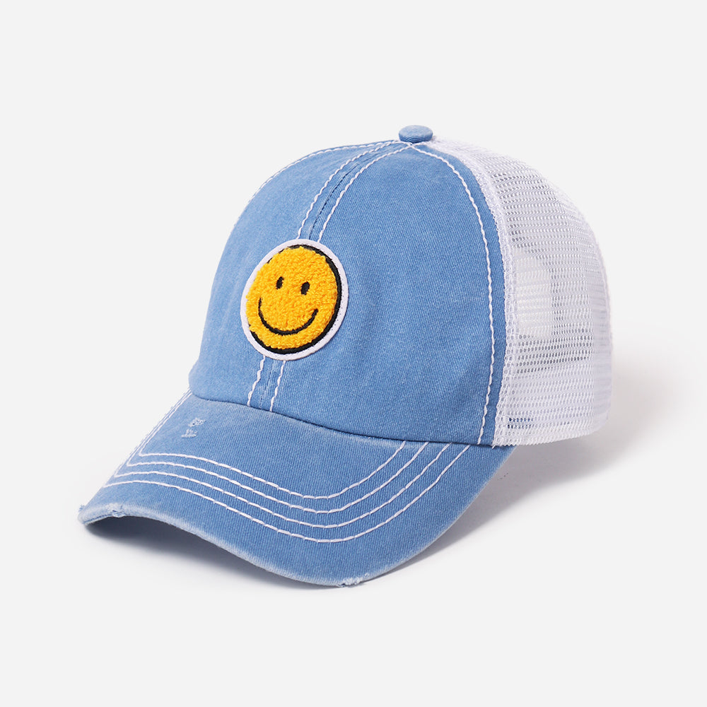 Love Smiley Face Trucker Hat - FWCAPM2184 – David And Young