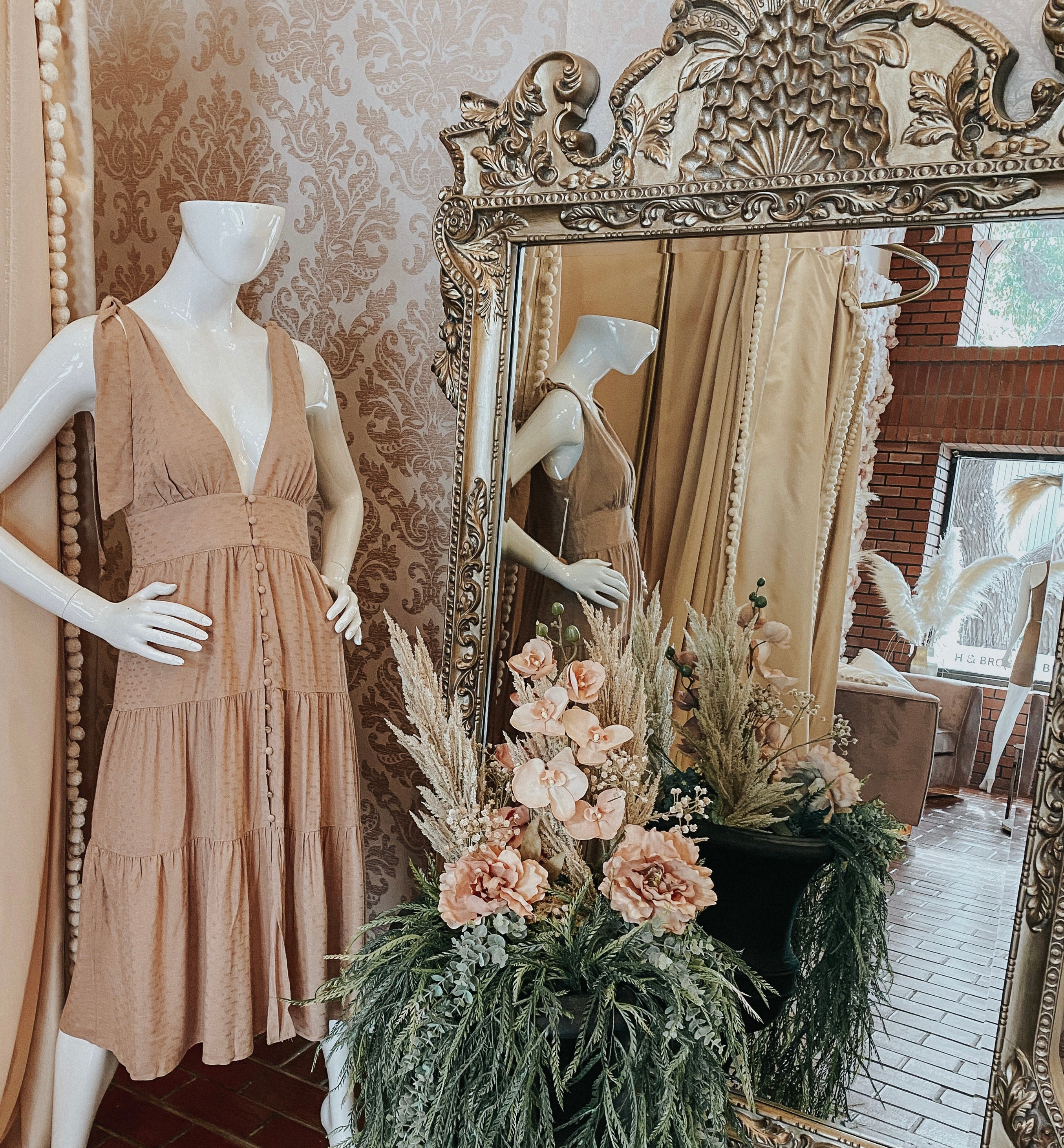 Shoulder Tie Dress
