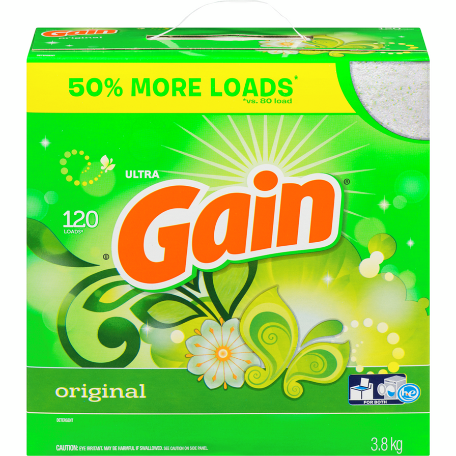 gain powder laundry detergent