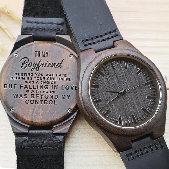 Boyfriend Wooden Watch 