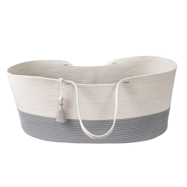 Moses Basket - Cobble Grey