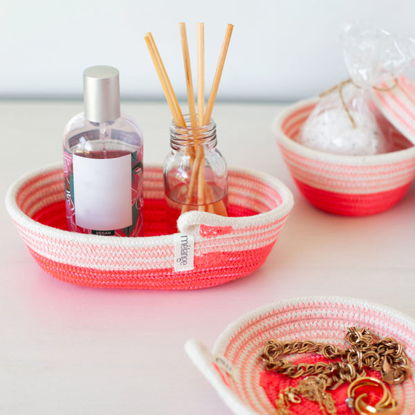 Petite Oval Basket - Neon