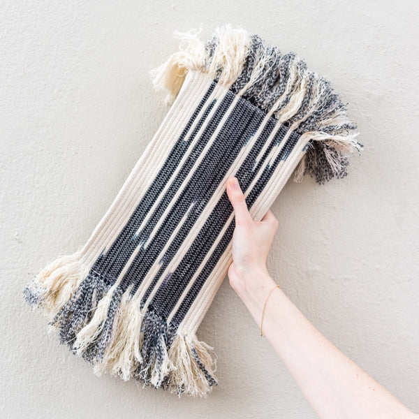 Mane Clutch - Black Ikat