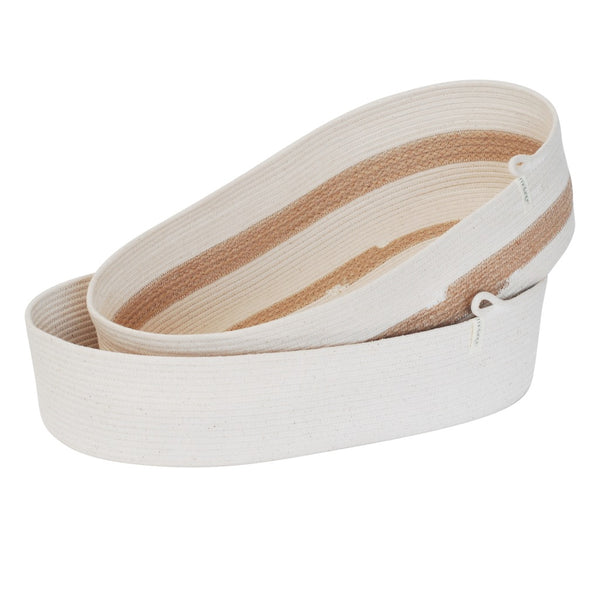 Oval Basket - Ivory