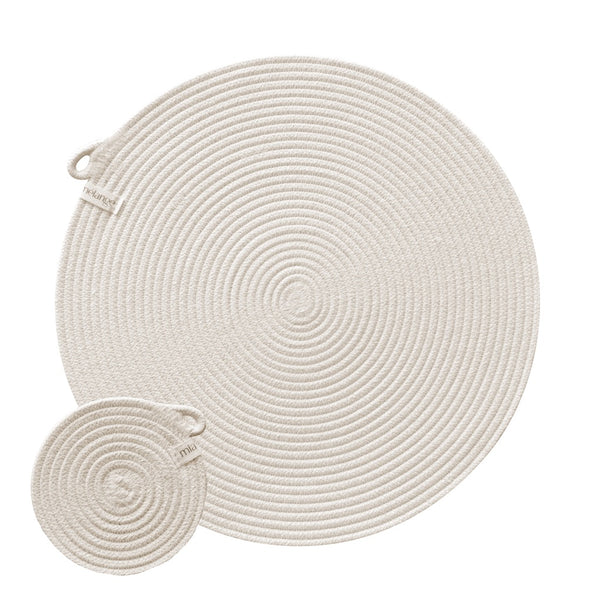 Placemats & Coasters - Ivory (set of 4 each)