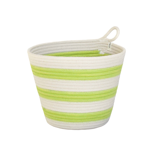 Planter - Pistachio Green Striped