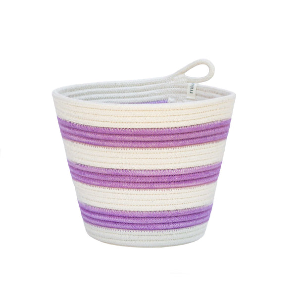 Planter - Berry Purple Striped