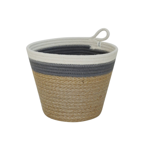 Planter Basket - Grey Jute Jungle