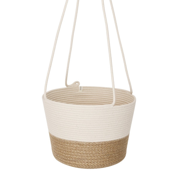 Hanging Planter - Jute Block