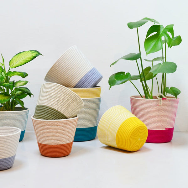 Planter Basket - Yellow