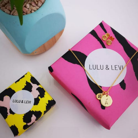 Lulu & Levi personalised initial necklace