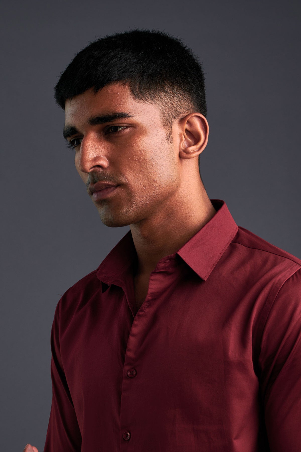 Buy Navy Blue Classic Shirt For Men's Online