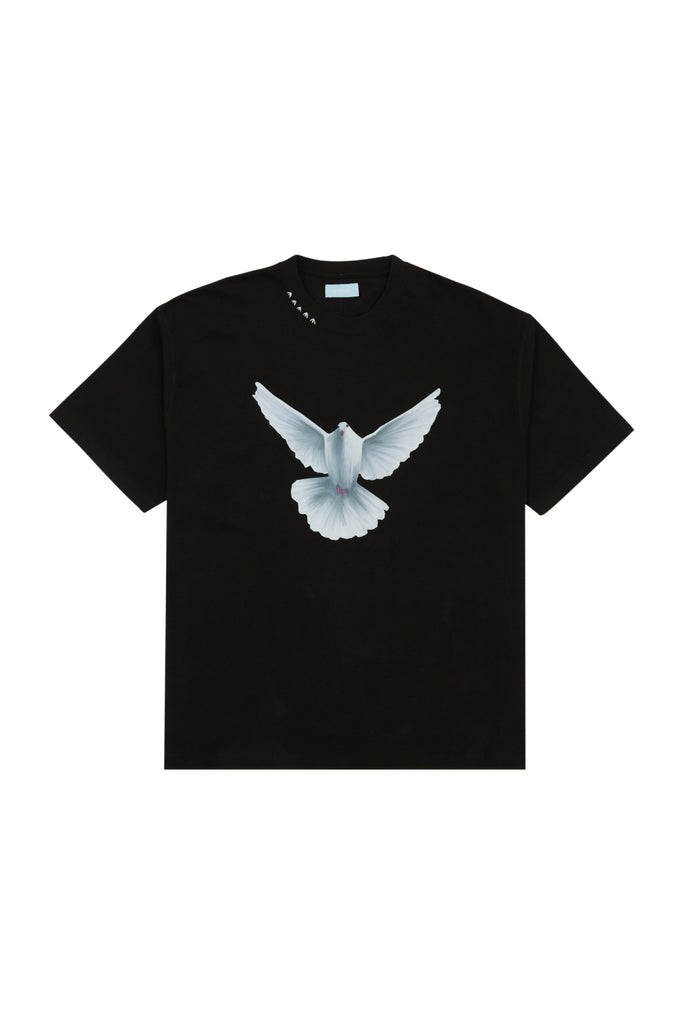 3.Paradis Light Blue T-Shirt Printed Flying Dove | BDC Paris I