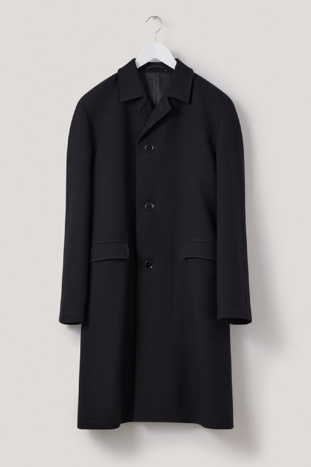 Lemaire Crombie coat black | BDC Paris I Boys Don't Cry