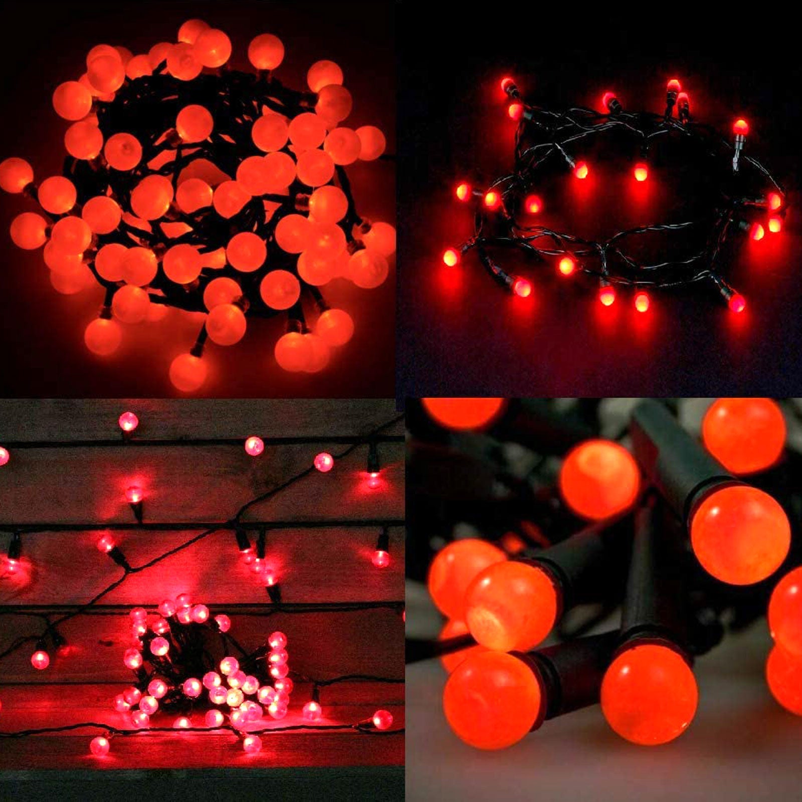 red led berry lights