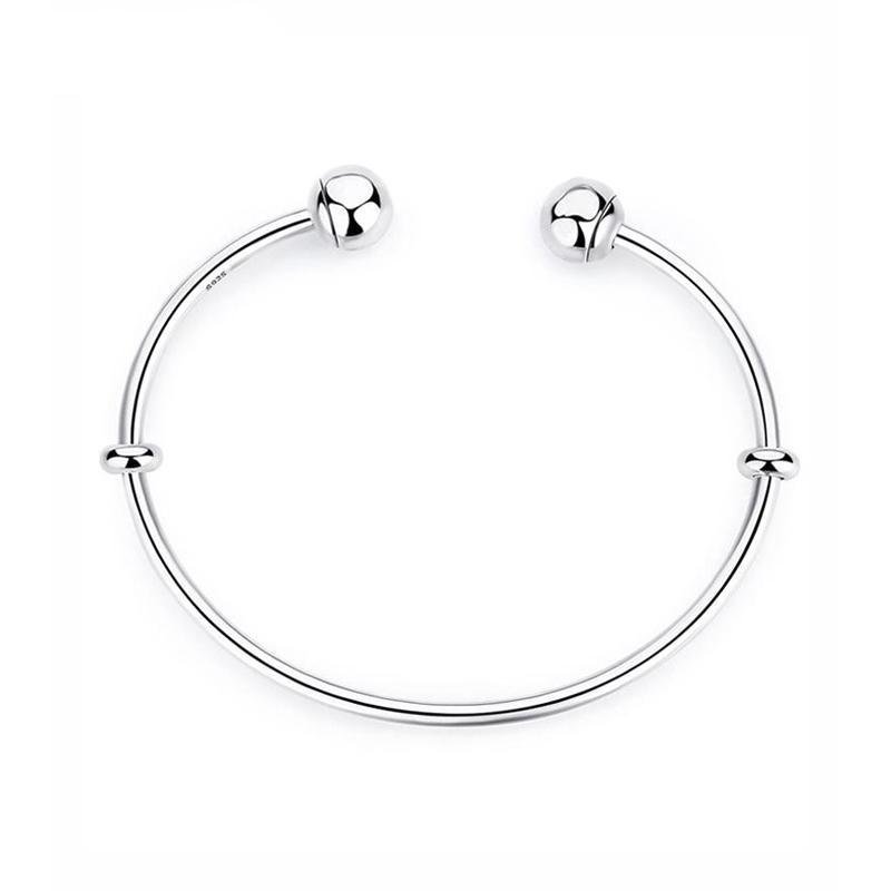 womens silver bangle bracelet