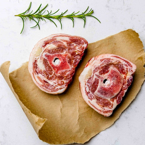 Ethical Farmers 100% grass fed lamb neck chops.