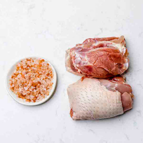 Ethical Farmers pasture raised chicken thighs from our farm in Dungog, NSW.