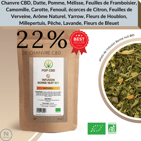Infusion cbd sommeil