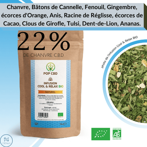 infuso rilassante al CBD