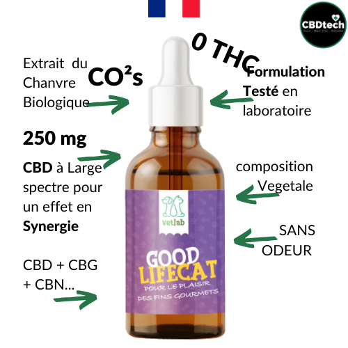 huile de CBD pour chat Bio France – CBDtech - spécialiste en CBD ...