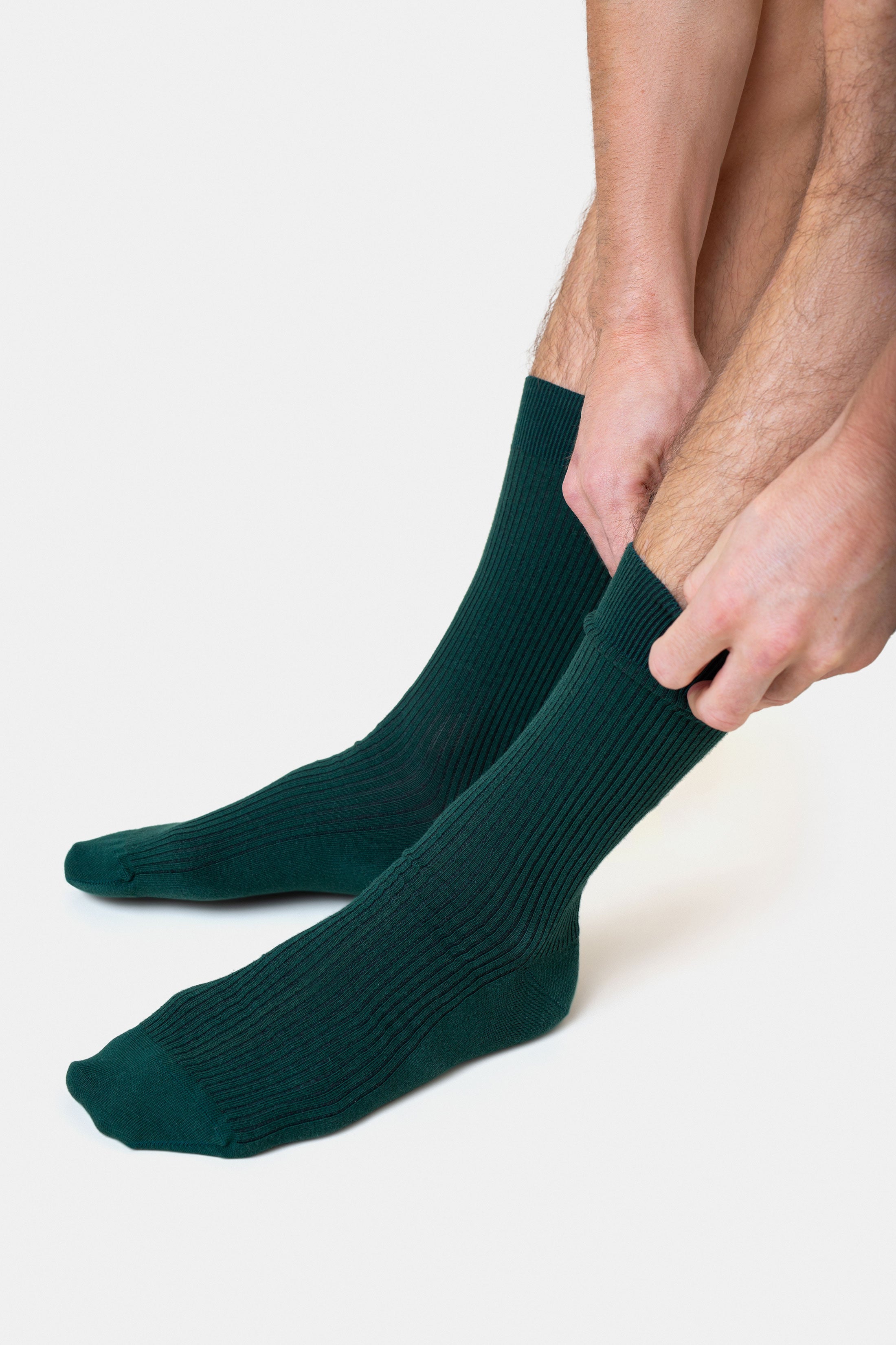 View Classic Organic Sock - Ivory White