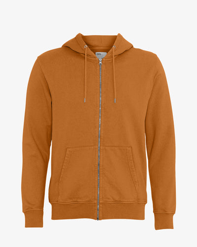 Orange - Organic Colorful Hood Zip Sandstone – Standard Classic