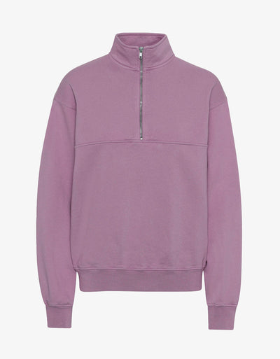 Ladies Quarter Zip in Paradise Pink