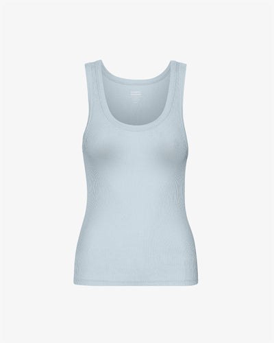 Women Organic Rib Tank Top - Sky Blue – Colorful Standard