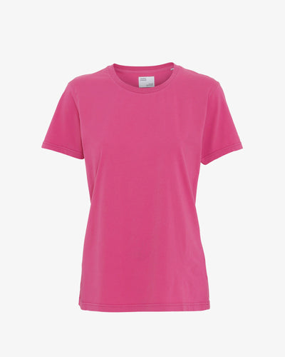 Women's Plain Pink Organic Cotton T-Shirt