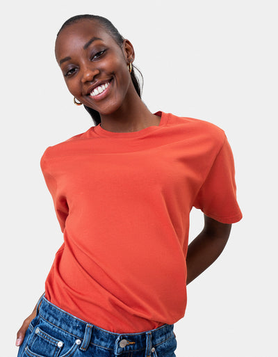 COLORFUL STANDARD Oversized Organic T-shirt T-shirt Salmon Pink - ShopStyle