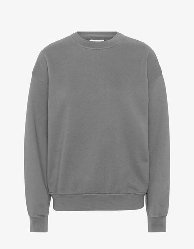 Organic Oversized Crew Storm Grey