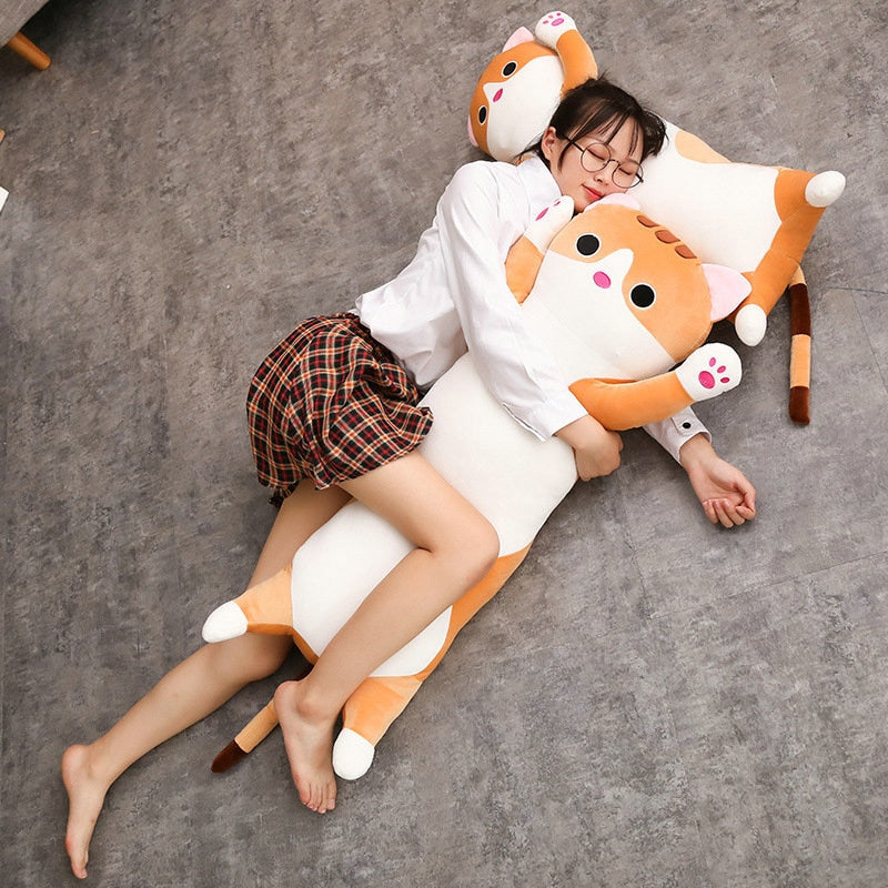 giant cat body pillow