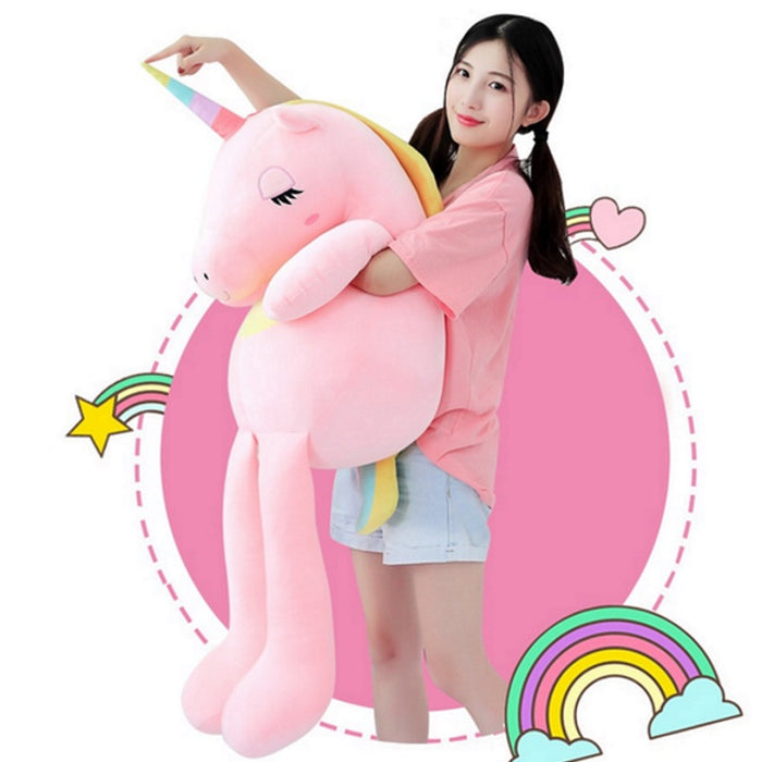 giant pink unicorn teddy