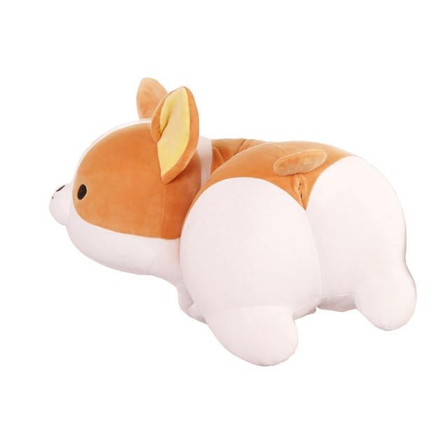 squishy corgi plush pillow