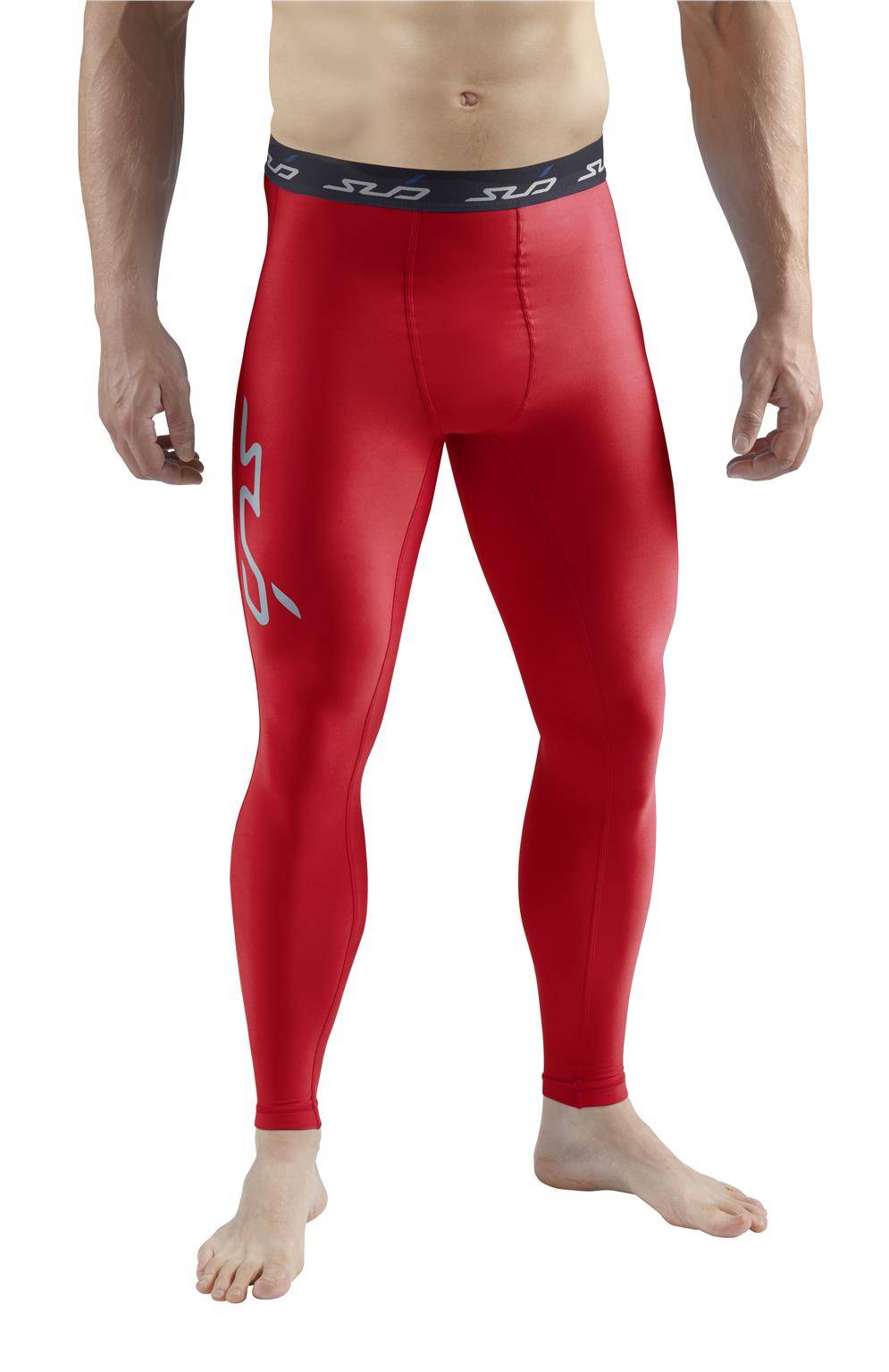 red nike compression tights