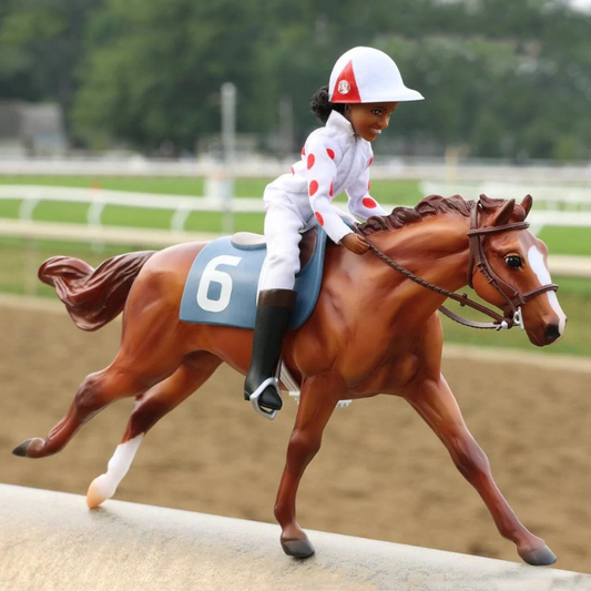Breyer Ebony Shines and Charlize Quarter Horse Set
