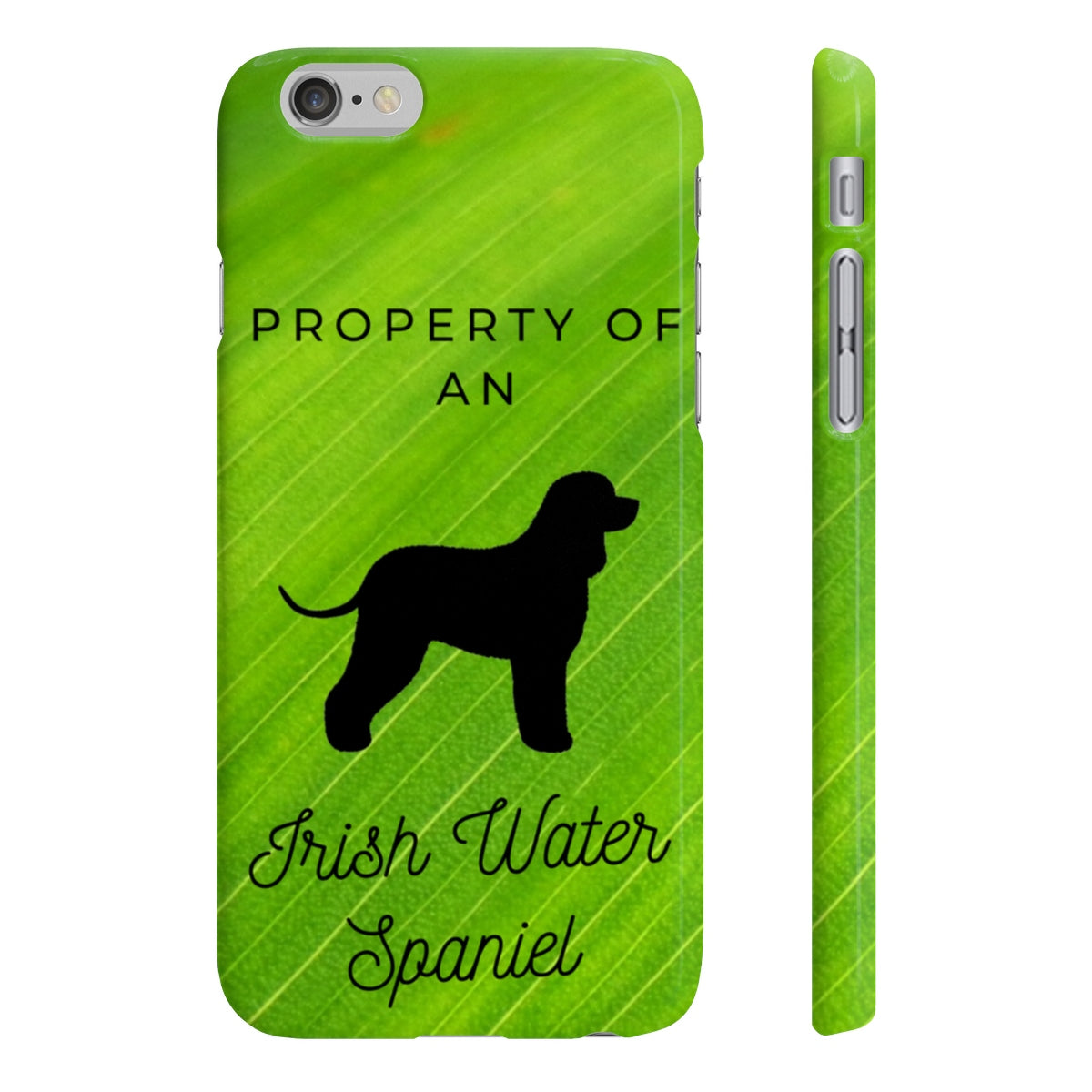 Property Of An Irish Water Spaniel Slim Phone Cases The Pet Fanatics